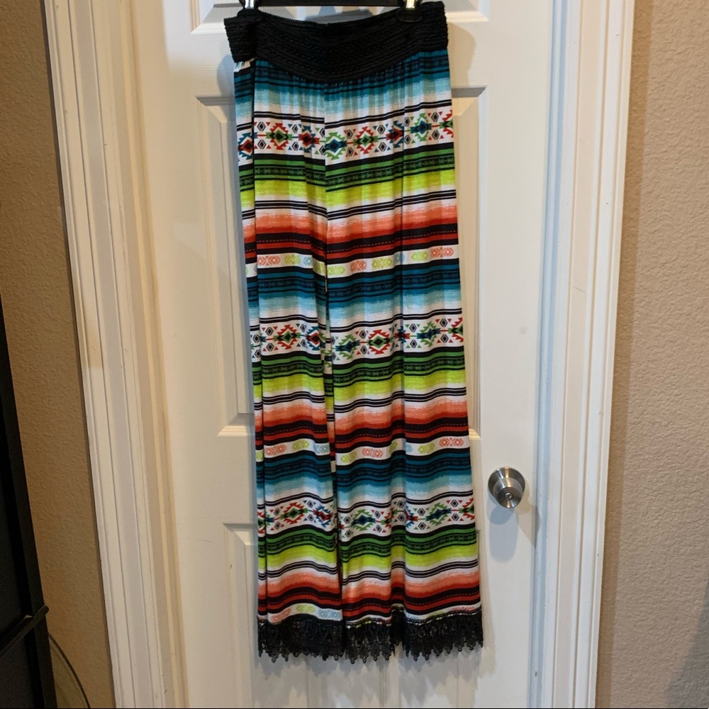 L&B Aztec Print Palazzo Pants